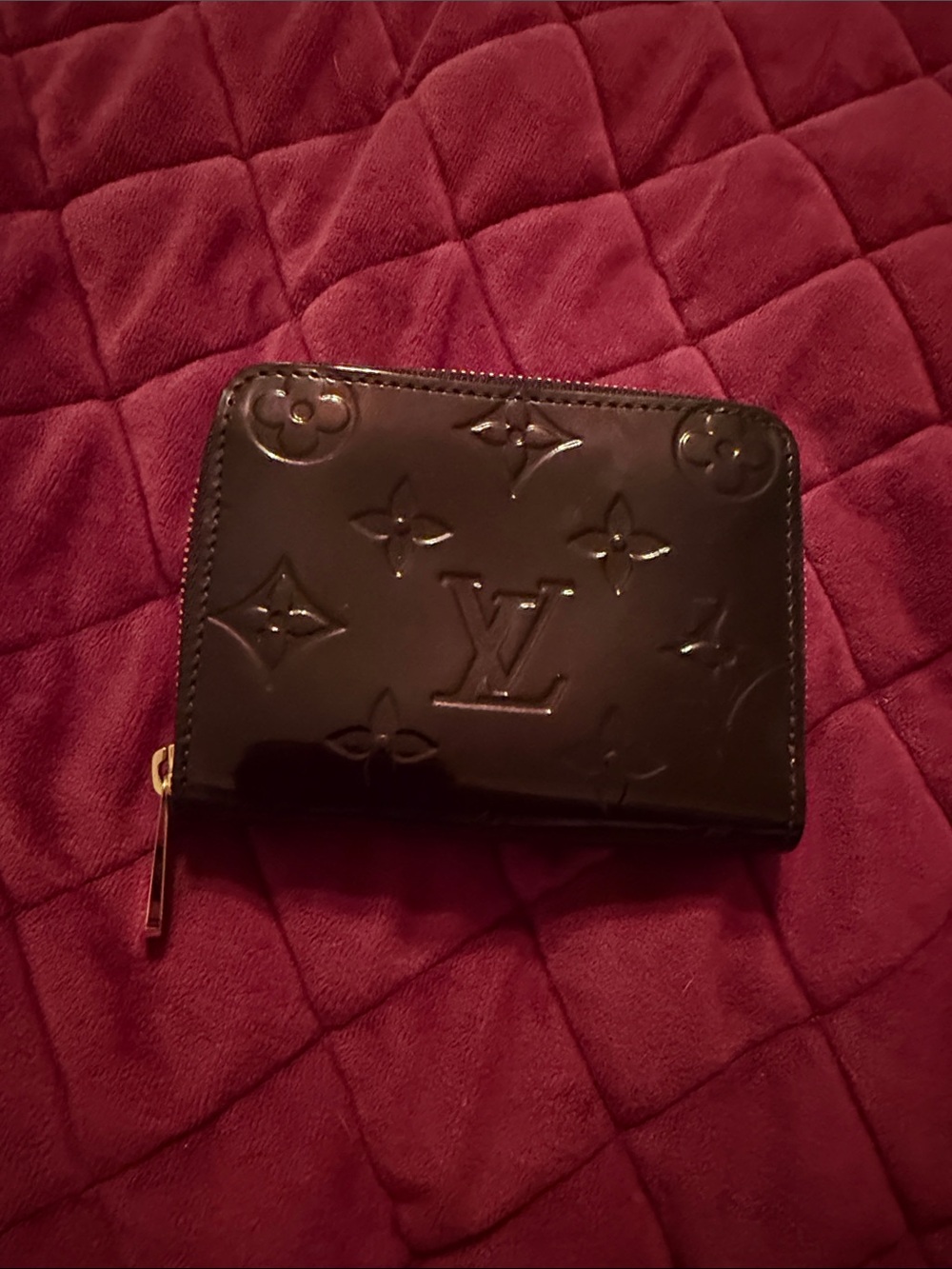 Louis Vuitton Monogram Vernis Zippy Coin Purse